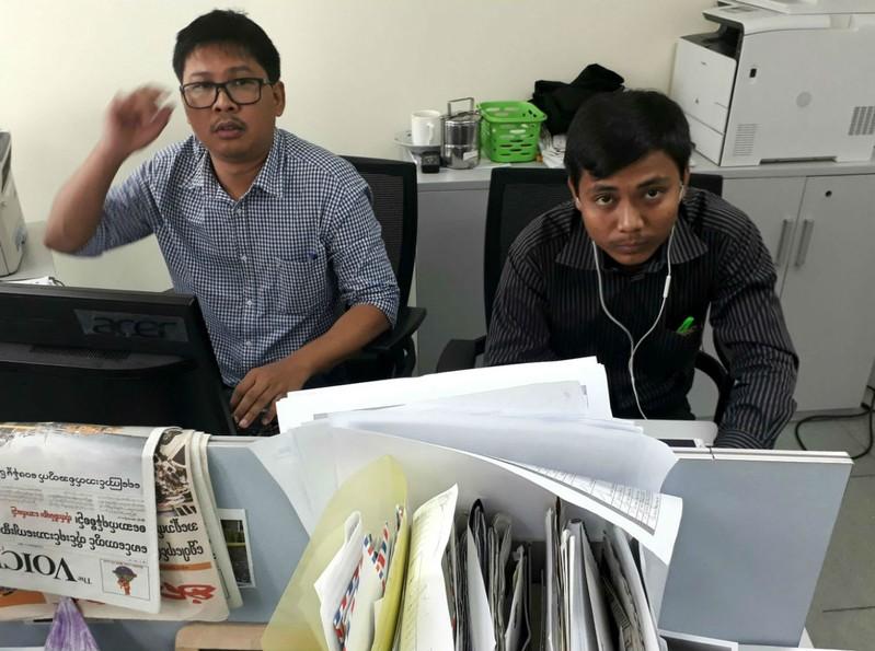 Reuters journalists Wa Lone and Kyaw Soe Oo