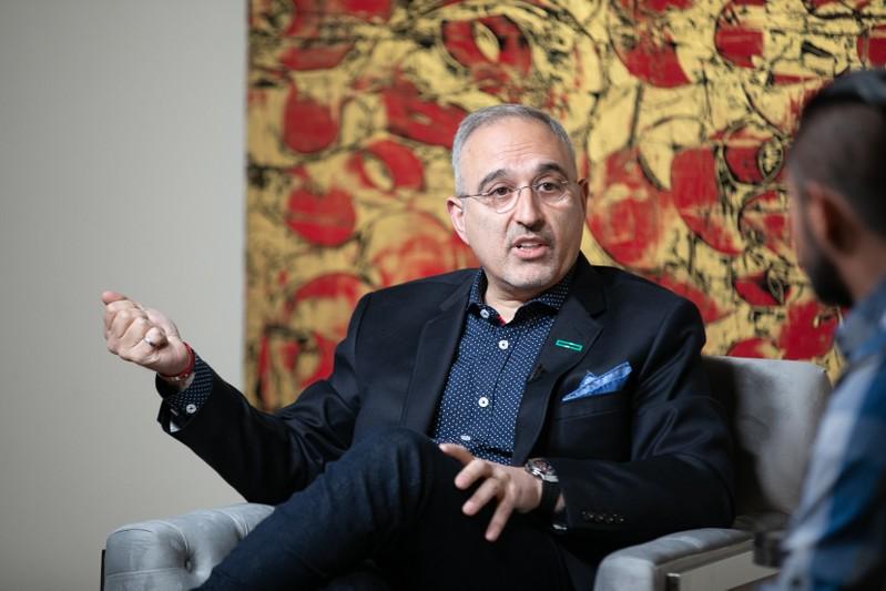 HPE President and CEO Antonio Neri at a Reuters Newsmaker in San Francisco, CA, July, 9, 2018. Credit: Agency Moanalani Jeffrey.