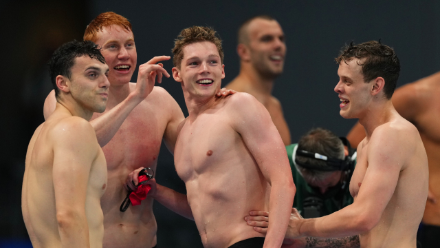 Olympics-Swimming-Tears and triumph as Britain hit a 113-year high