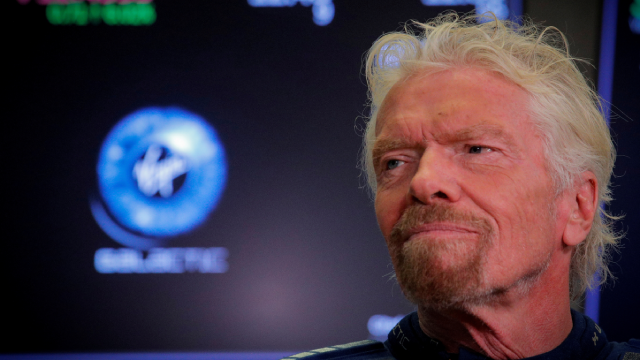 Richard Branson aims to beat Bezos to space