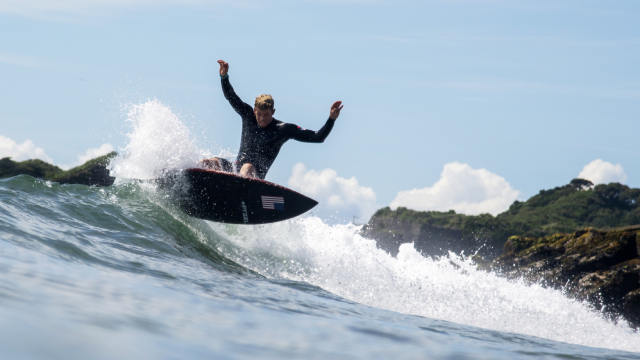 Olympics-Surfing-Tokyo eyes typhoon forecast, but surfers say bring it on