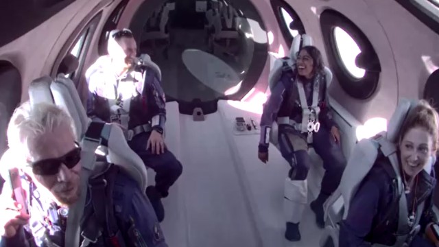 Virgin Galactic’s Branson soars to space and returns safely