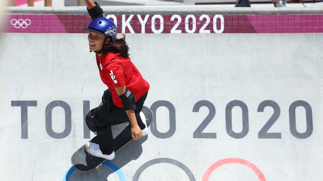 Olympics-Skateboarding-Teens and tweens from Japan, Britain shred to victory