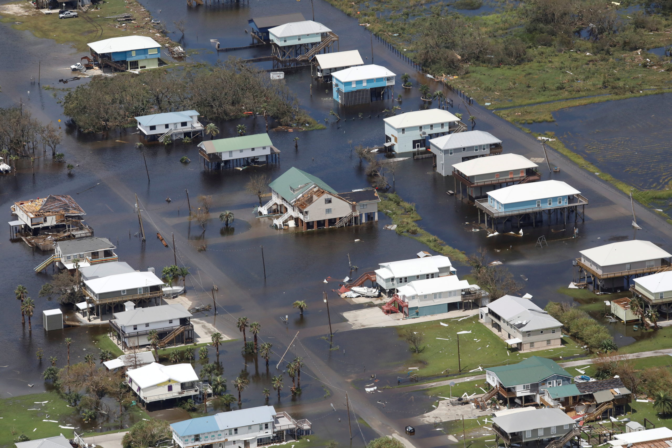 Aftermath of Hurricane Ida in Louisiana