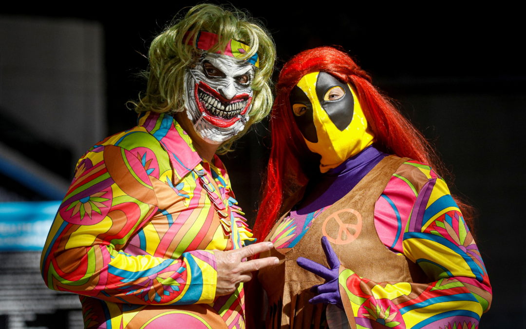 New York Comic Con is held at the Jacob Javits Convention Center in Manhattan in New York