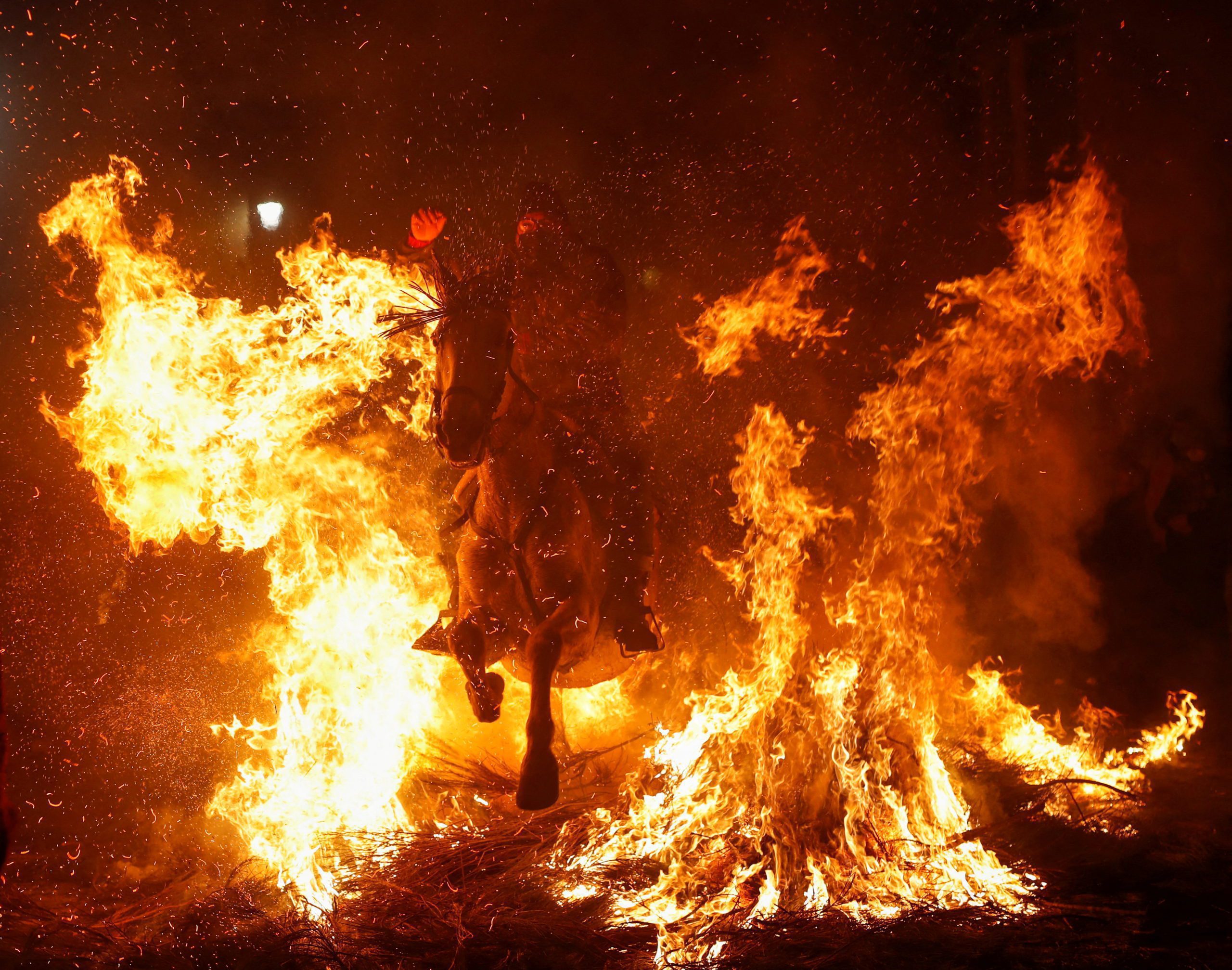 Annual “Luminarias” celebration on the eve of Saint Anthony’s day