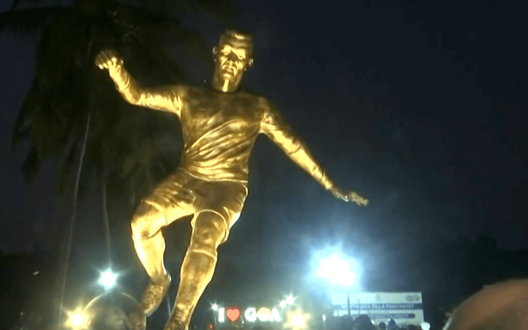 Ronaldo statue unveiled in India to inspire youth