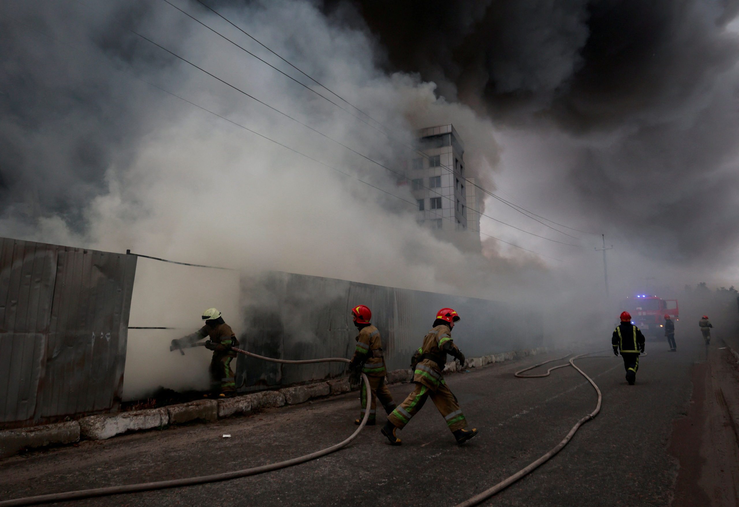 Fire extinguished at Europe’s biggest nuclear plant after battle causes panic