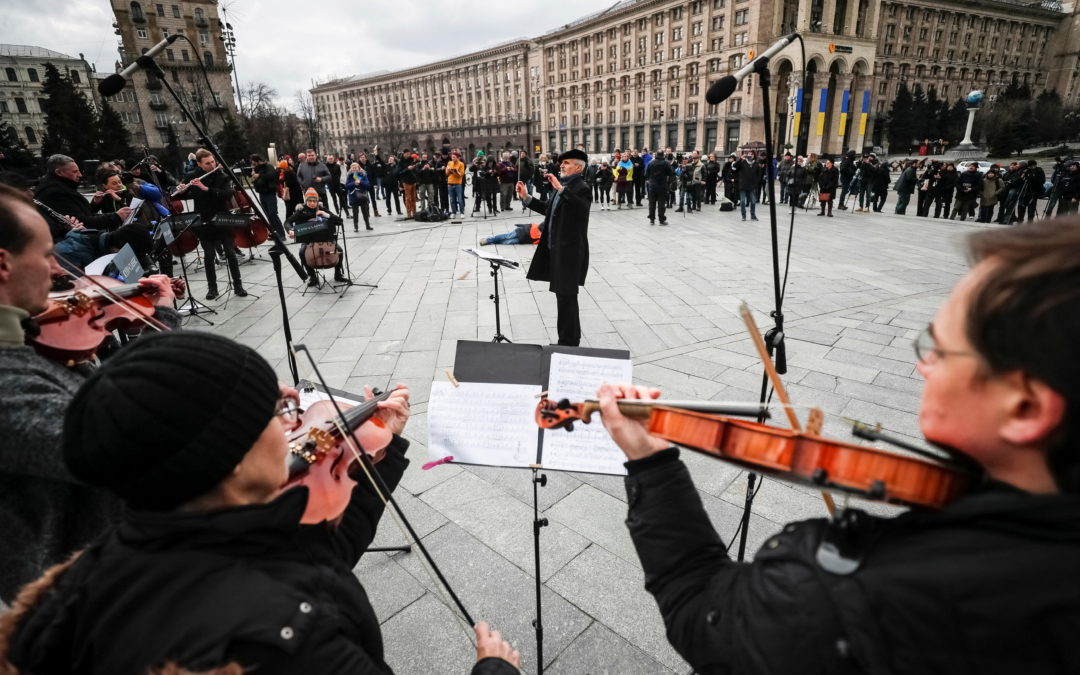 SZENE-Kiewer Symphonieorchester sendet mit “Ode an die Freude” Botschaft an Europa