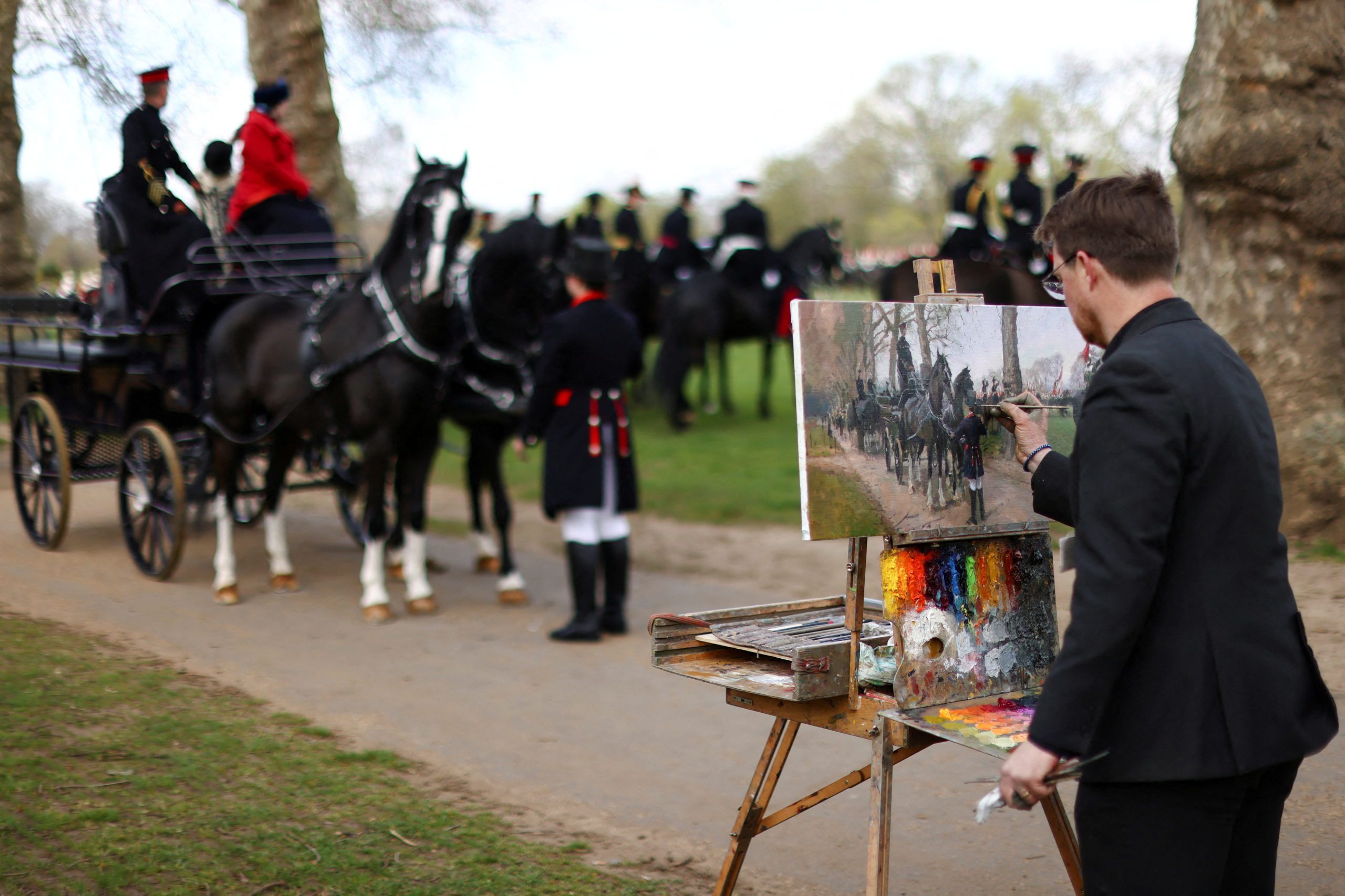 The Household Cavalry face their final test for the Platinum Jubilee, in London