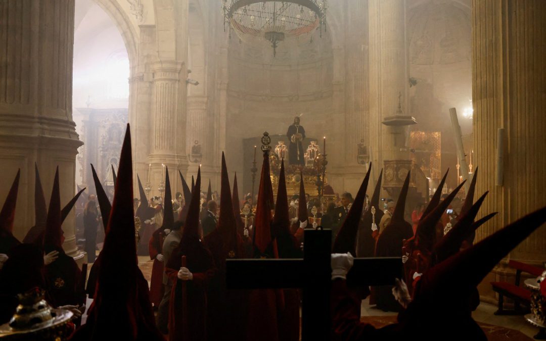 Palm Sunday processions at the start of Holy Week, in Ronda