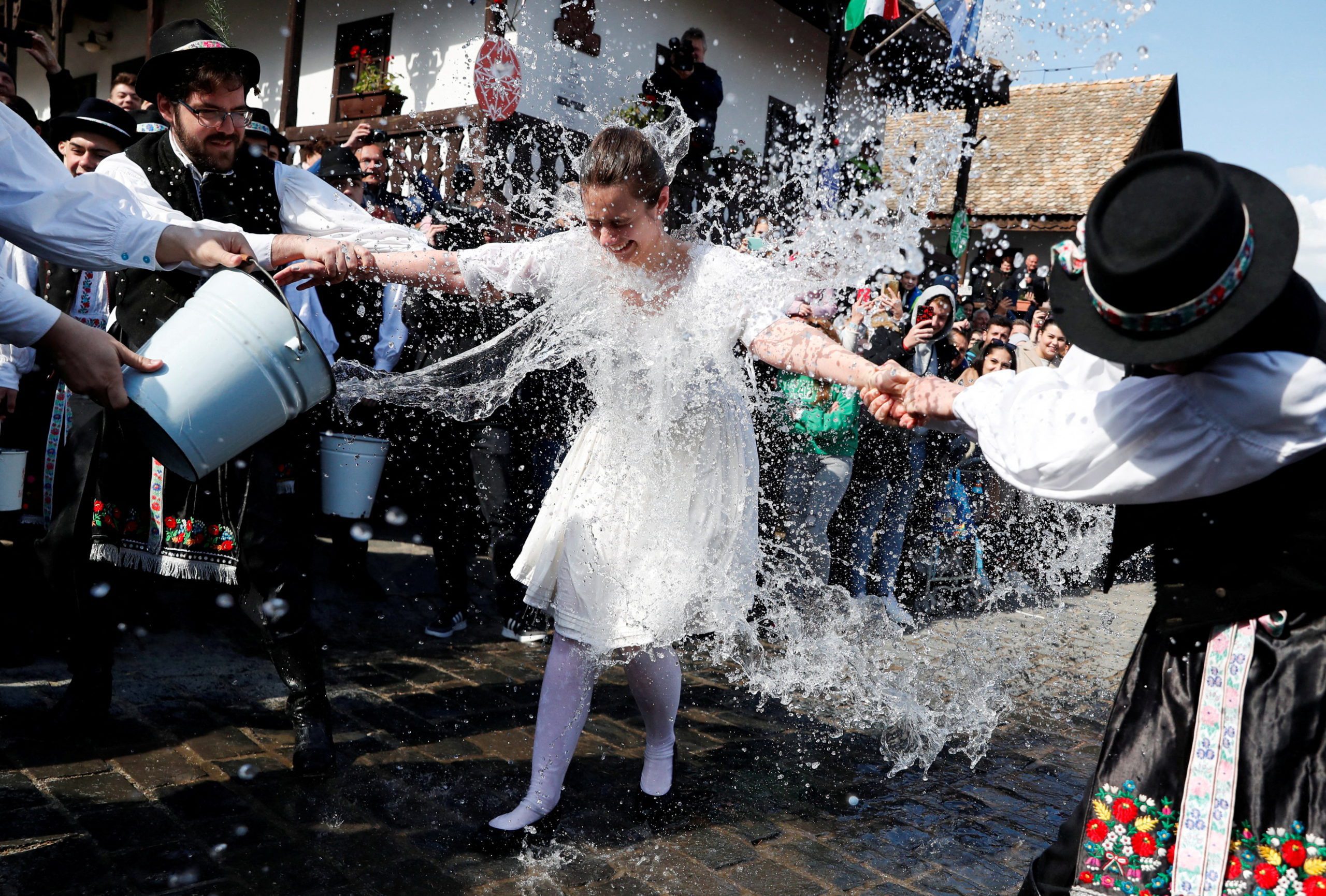 Traditional Easter celebration in Holloko